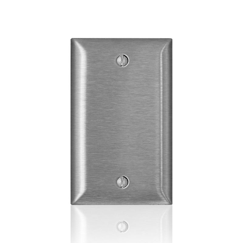 WALL PLATE 1G SLV BLNK