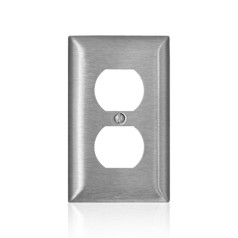WALL PLATE 1G SLV DUP