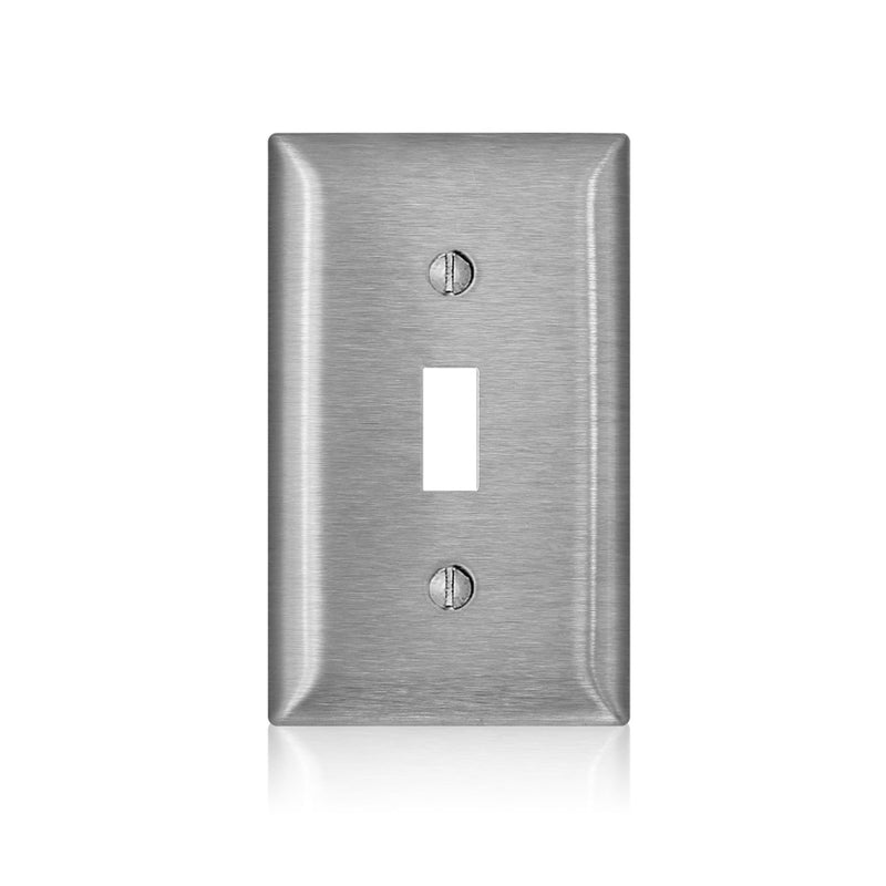 WALL PLATE 1G SLV TOGGLE