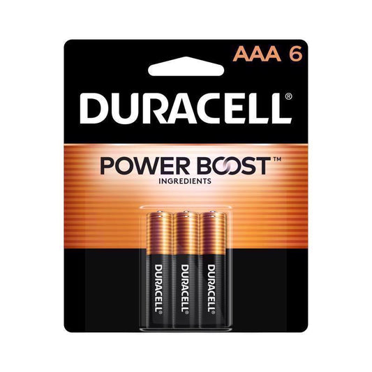 BATTERY AAA DURAC 6PK