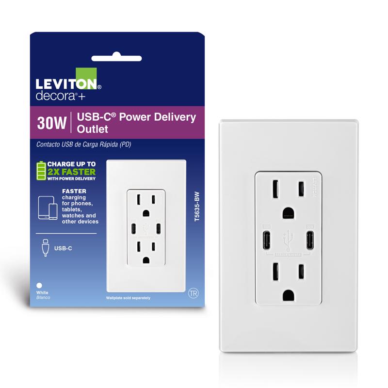 OUTLET/USB DPLX/C 15A