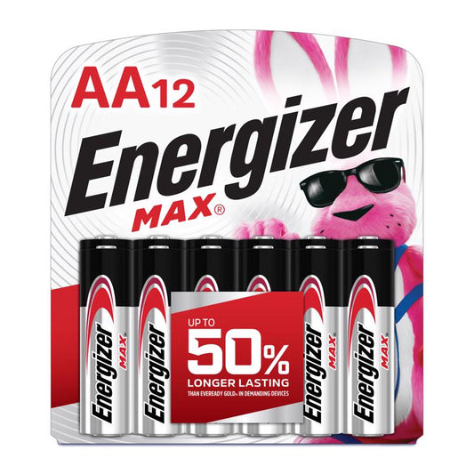 BATTERY AA ENERG 12PK