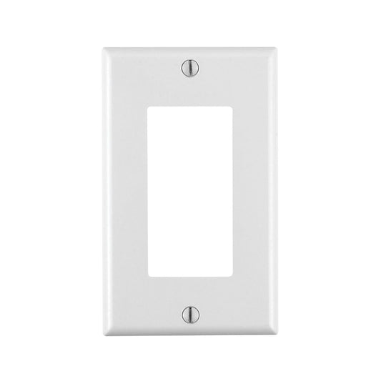 WALL PLATE 1G WHT