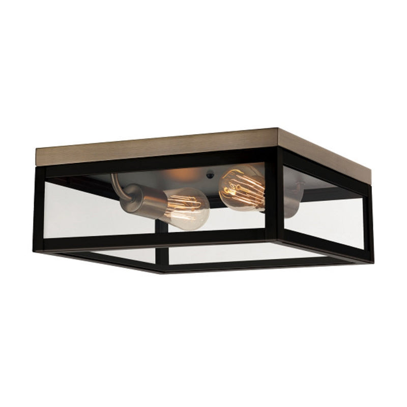 CEIL LIGHT DK BRNZ 13"W