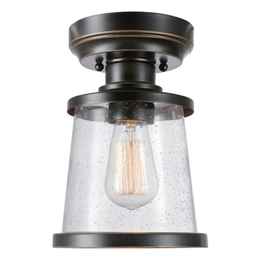 CEIL LIGHT BRNZ 6.7"W