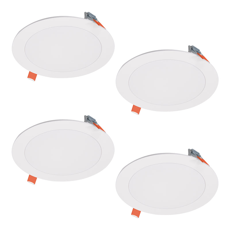 RECESS DWNLT 6" WHT 1PK