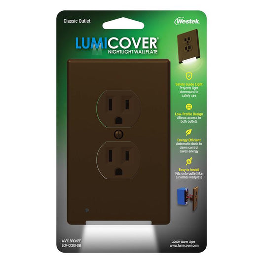 NL WALL PLATE 2G BRNZ DU