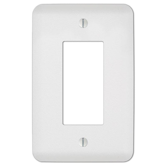 WALL PLATE 1G WHT DECOR