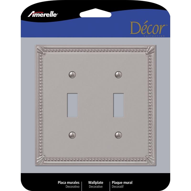WALL PLATE 2G NCL TOGGLE