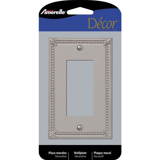 WALL PLATE 1G NCL DECOR