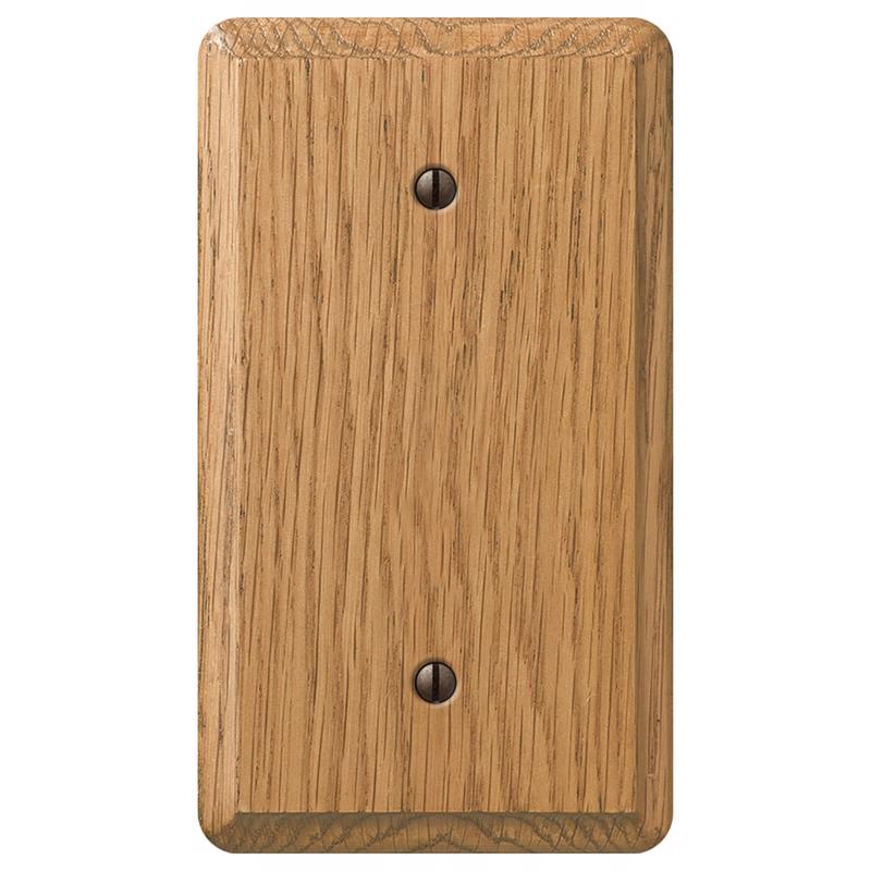 WALL PLATE 1G BRWN BLNK