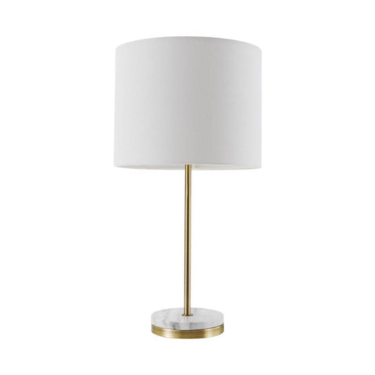 TABLE LAMP WHT 19"