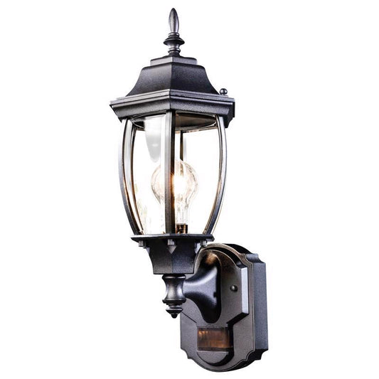 WALL LANTERN MATTE BLK