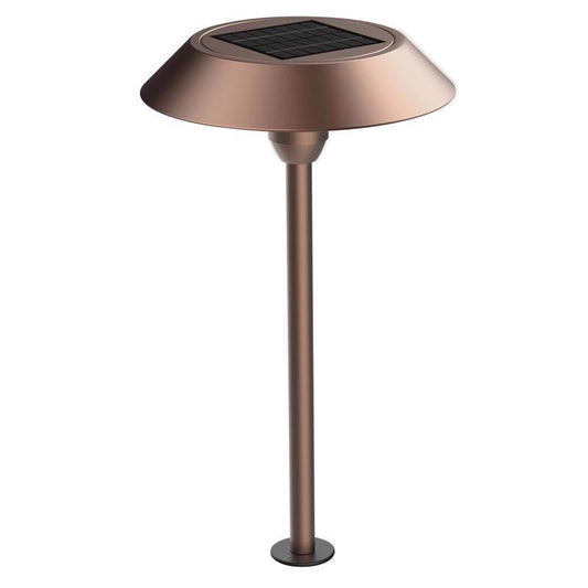 Feit OneSync Bronze Solar Powered 0.4 W LED Pathway Light 1 pk