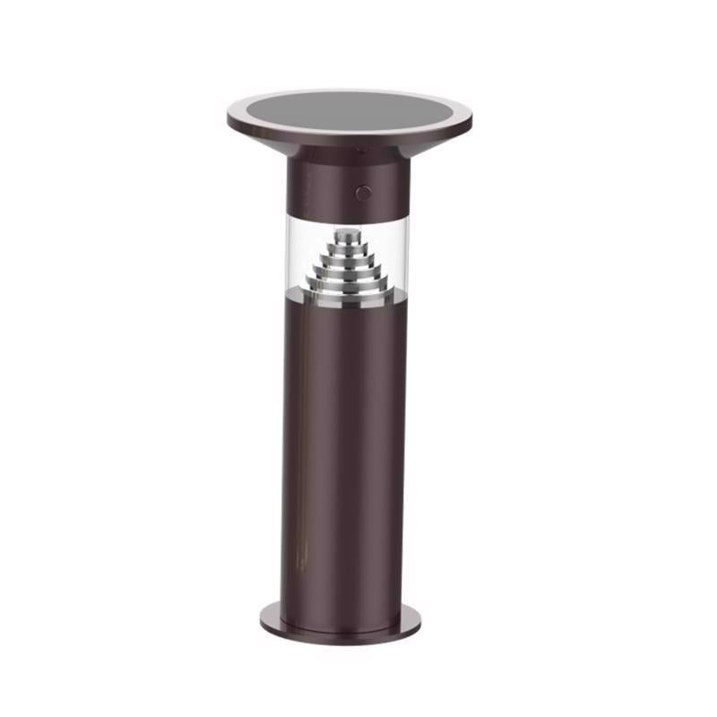 Feit OneSync Oil Rubbed Bronze Solar Powered 0.4 W LED Bollard Light 1 pk