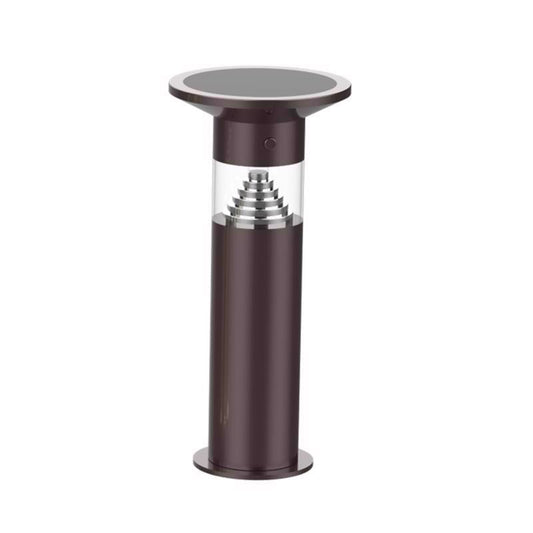 Feit OneSync Oil Rubbed Bronze Solar Powered 0.4 W LED Bollard Light 1 pk