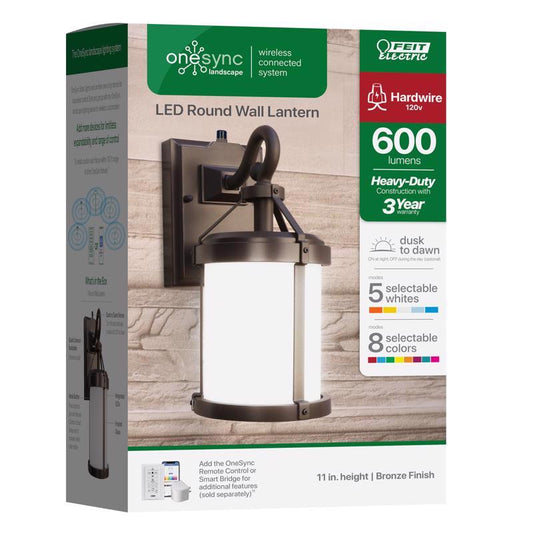 WALL LANTERN BRNZ