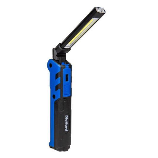 Dorcy DieHard 450 lm Black/Blue LED Rechargeable Work Light Flashlight
