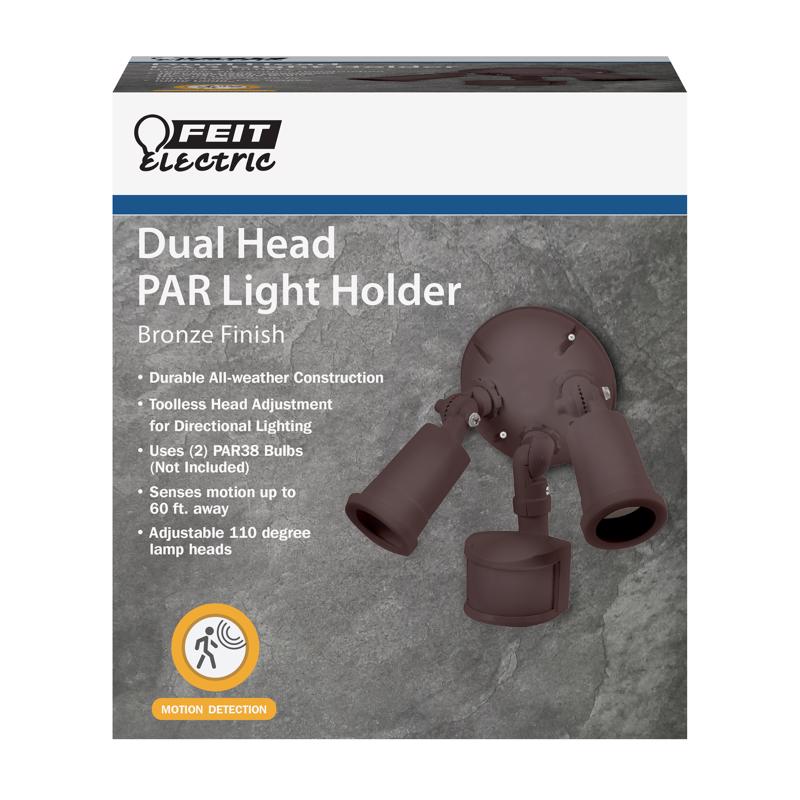 DUAL FLOODLIGHT BRNZ