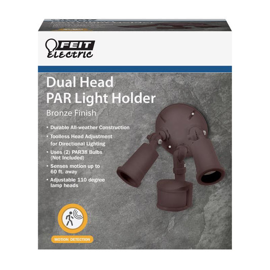 DUAL FLOODLIGHT BRNZ
