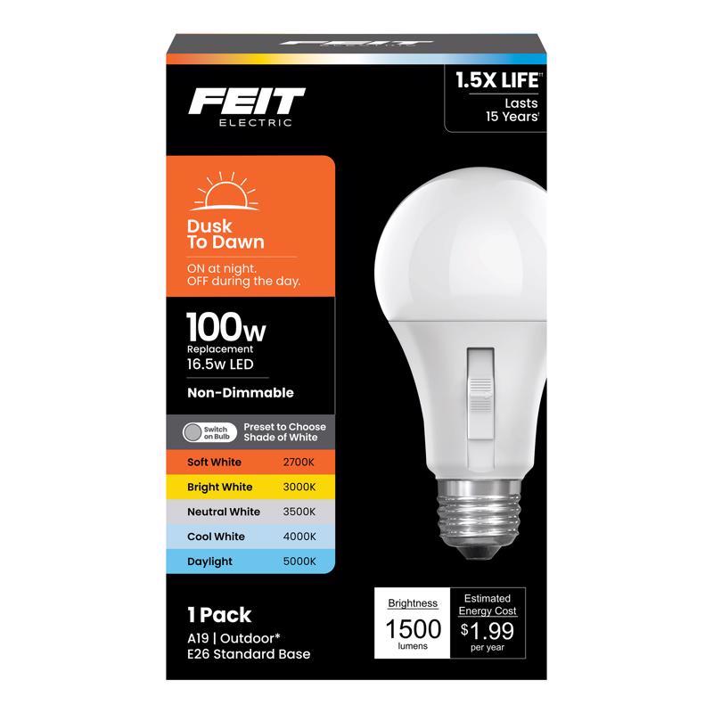 LED DUSK/DAWN A19 E26 9W