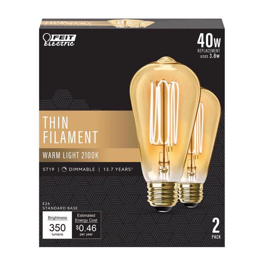 FIL LED BULB ST19 E26 4W