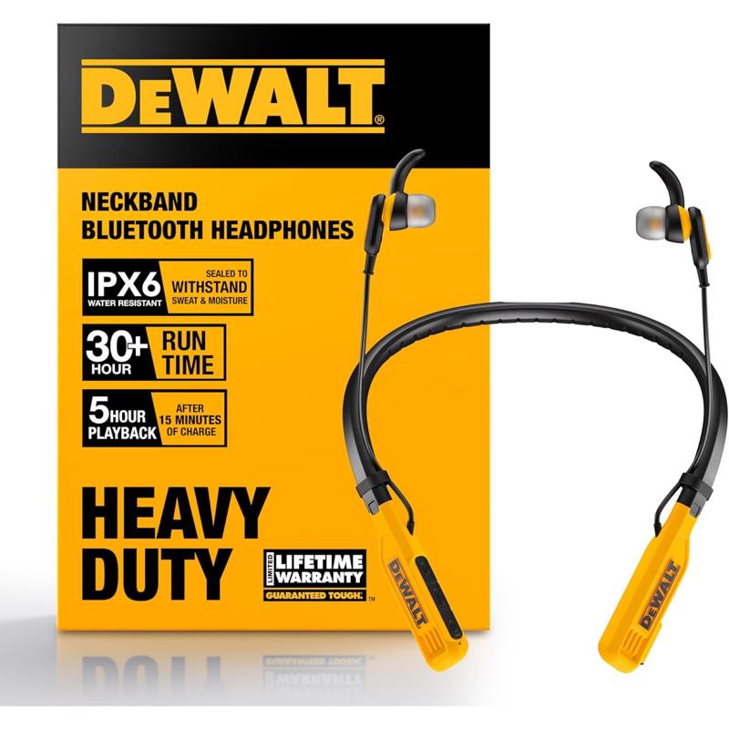 DeWalt Wireless Bluetooth Behind-the-Neck Headphones 1 pk