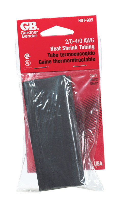 HEAT SHRINK TUBE 1" 2PK