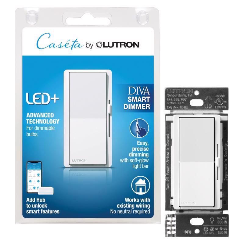 DIMMER SWITCH TGL WHT