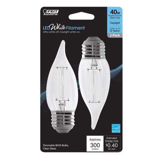 FIL LED BULB BA10 E26