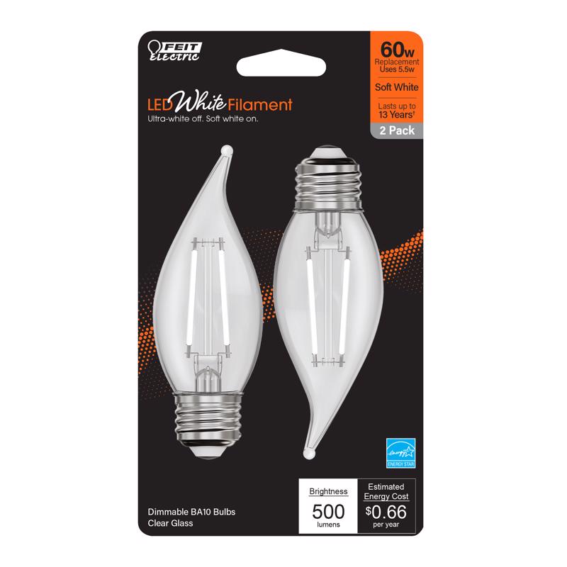 FIL LED BULB BA10 E26