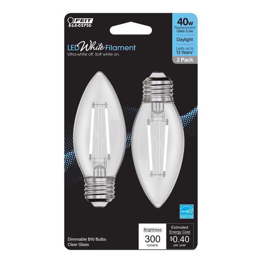 FIL LED BULB B10 E26 3.3