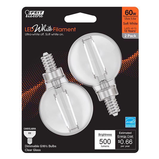 FIL LED BULB G16.5 E12
