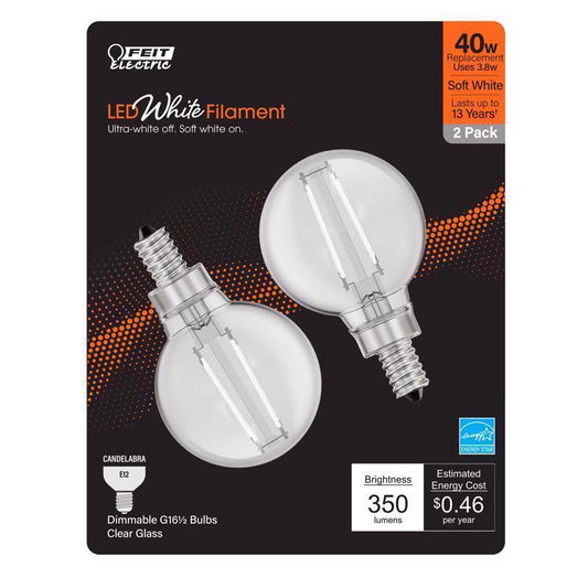FIL LED BULB G16.5 E12