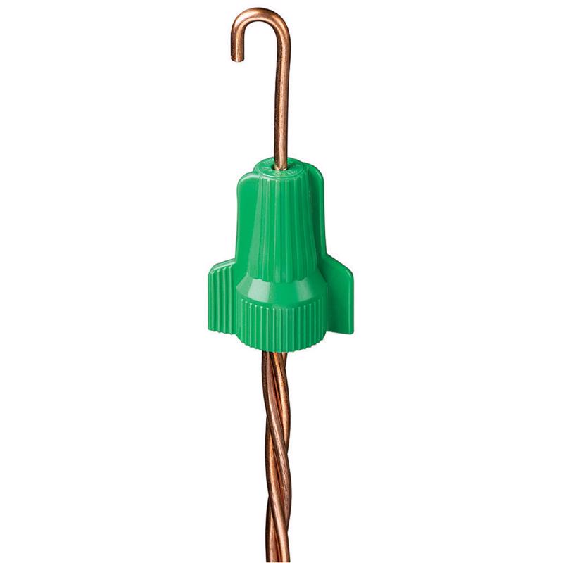 WIRE CONN  GRN 10PK