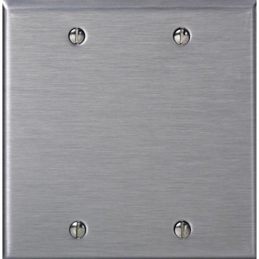 WALL PLATE 2G  BLNK