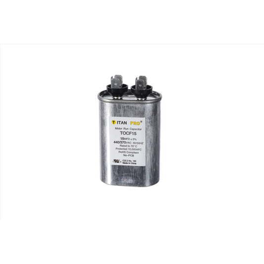 OVAL RUN CAPACTR 15MFD