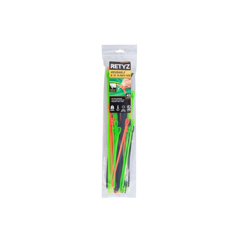 CABLE TIE ASST 45PK