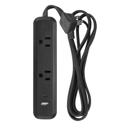 POWER STRIP 6' 2OUTL