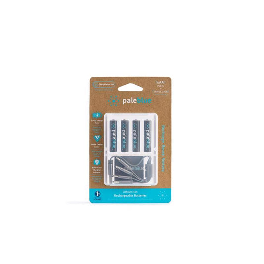 BATTERY AAA PALE BLUE 4P
