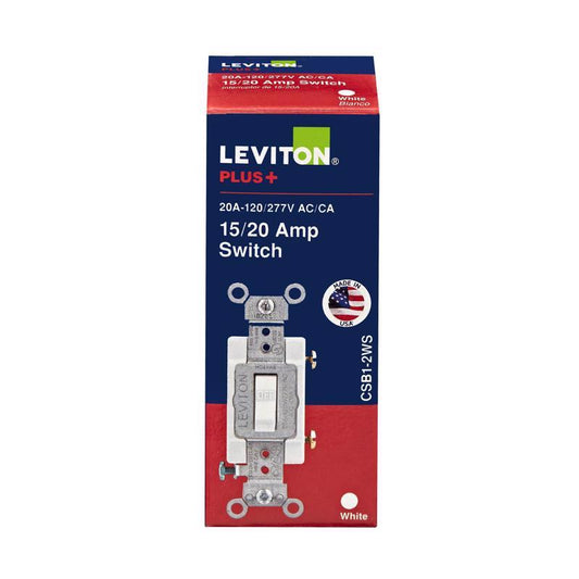 AC SWITCH TGL WHT 1P