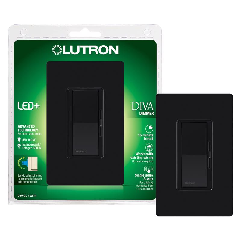DIMMER SWITCH ROCKER BLK