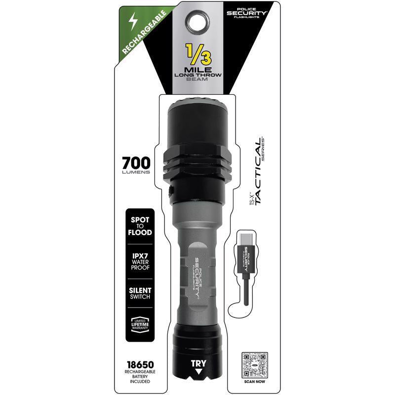 FLASHLIGHT 700L BLK/GRY