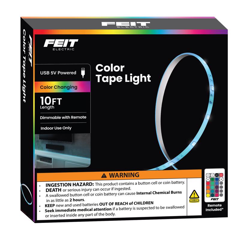 TAPE LIGHT 10' MULTI