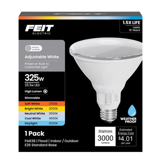 LED FLOOD BULB PAR38 E26