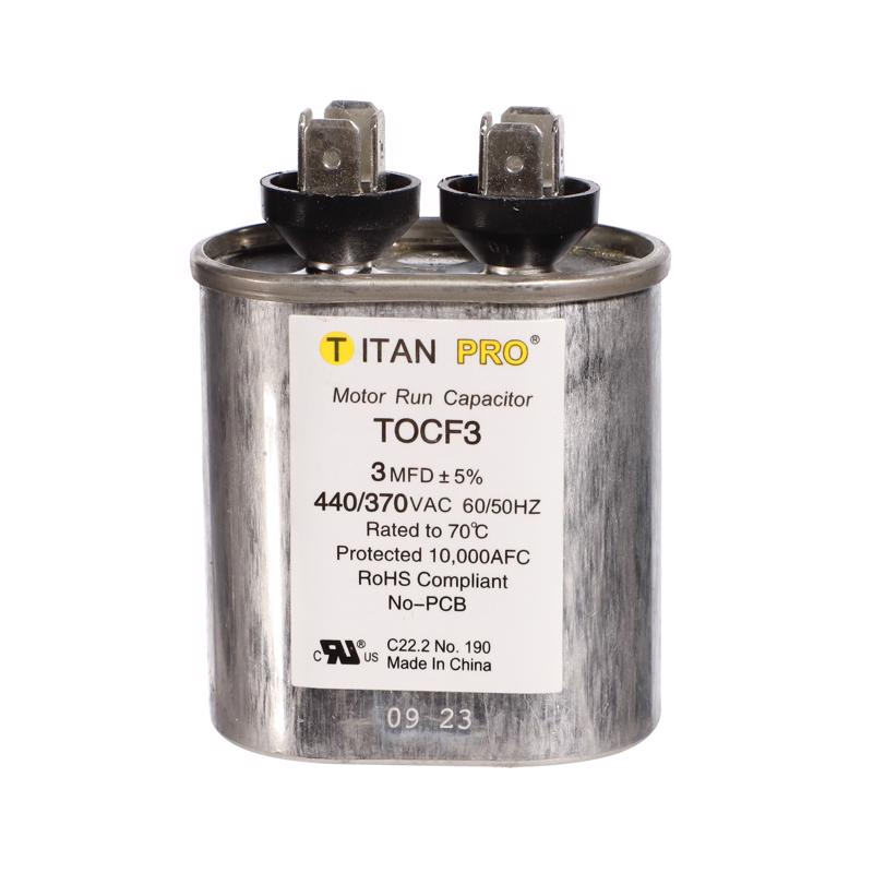 OVAL RUN CAPACTR 3MFD