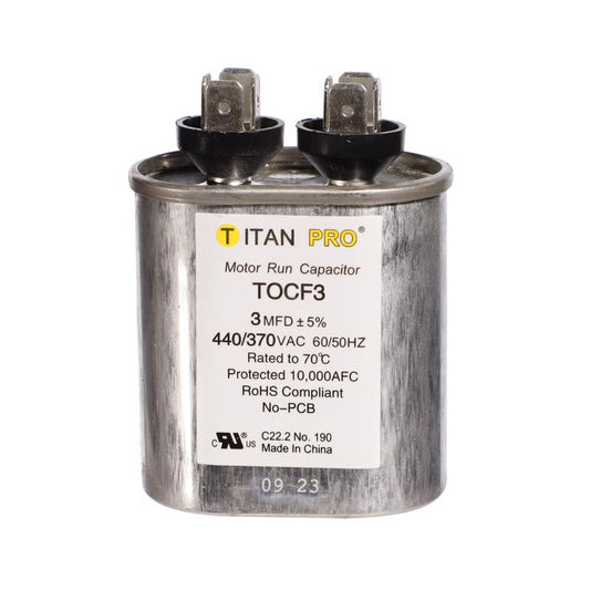OVAL RUN CAPACTR 3MFD
