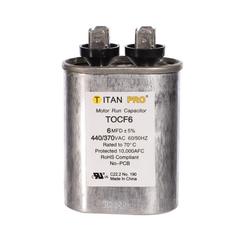 OVAL RUN CAPACTR 6MFD