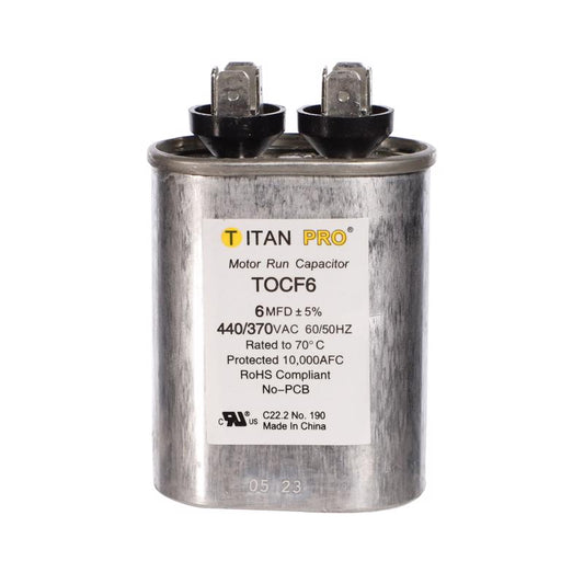 OVAL RUN CAPACTR 6MFD