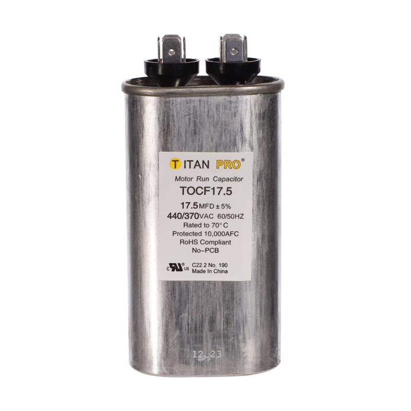OVAL RUN CAPACTR 17.5MFD